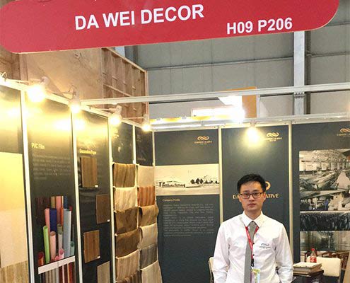 Dawei sales at INDIAWOOD Exhibition 