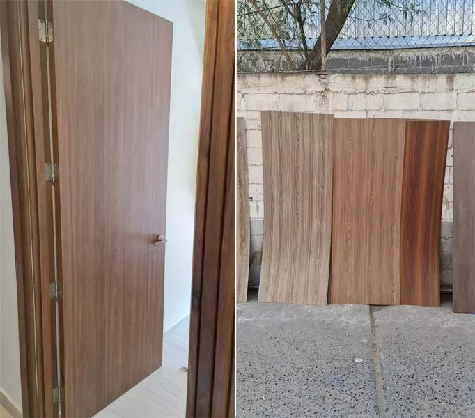 wood grain finish foil for door surface