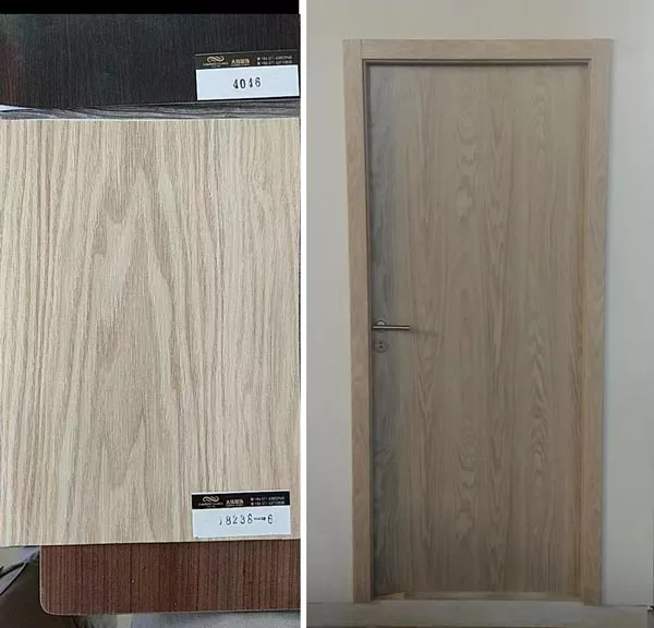 3D Wood Grain Finish Foil for Door Frame