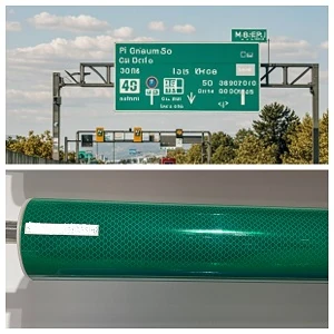 High intensity prismatic reflective sheeting for highways