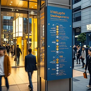 Super intensity reflective sheeting for mall overview