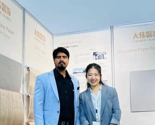 Encounter with Dawei Furniture Decorative Papers in Dubai Exhibition