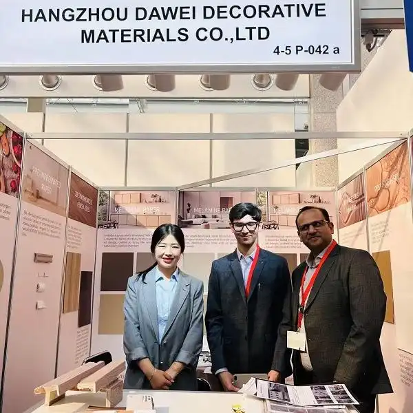 Interzum Cologne 2025 Dawei Decor sales with customers