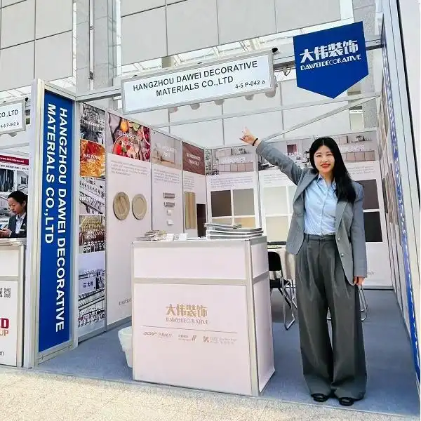 Interzum Cologne 2025 melamine impregnated paper booth