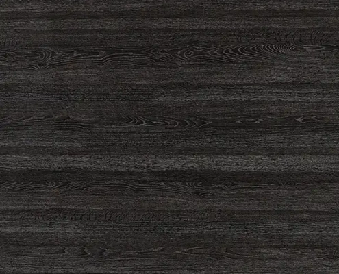 Dark charcoal oak wood grain W patented finish foil PU paper for floor W88001