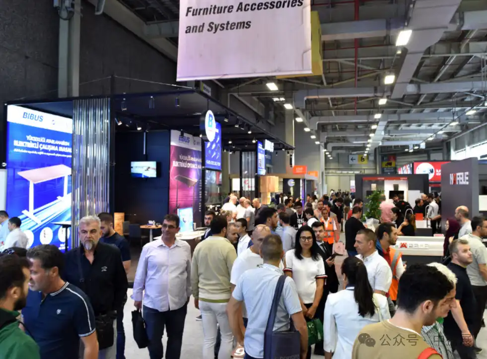 Views of various booths at the exhibition
