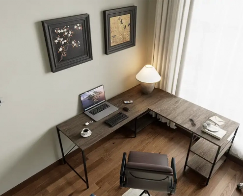 W2136-15 Patented Color Furniture Paper Desk Application Design