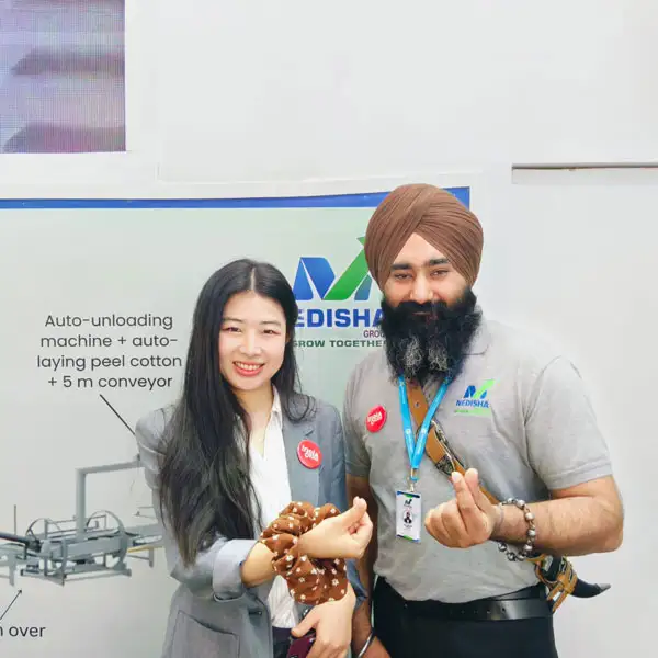 Dawei Nina & Bajingda from Nedisha Group in India Wood 2026