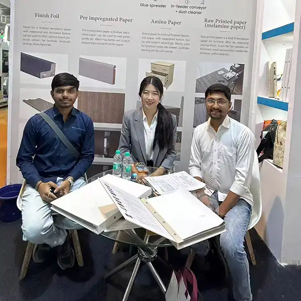 Nina & customers in India