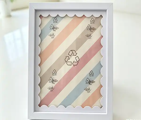 finish foil in solid color for photo frame
